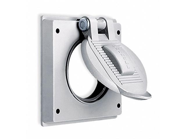 HUBBELL WIRING DEVICE-KELLEMS HBL7777A 2 -Gang Vertical Weatherproof Cover,
