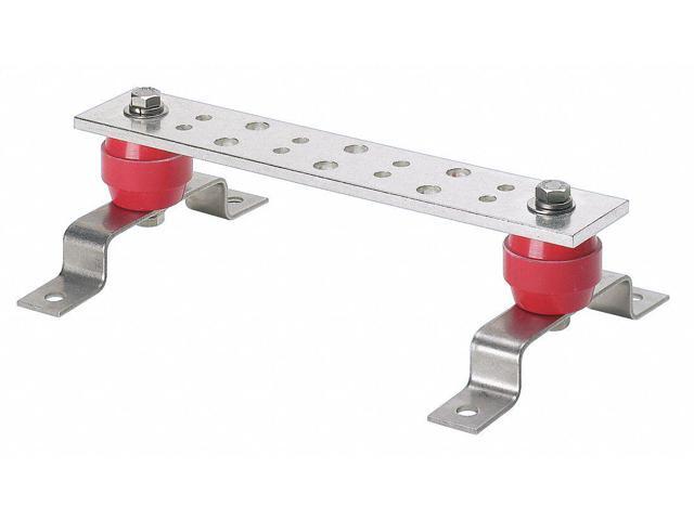PANDUIT GB2B0304TPI-1 Grounding Busbar, Copper