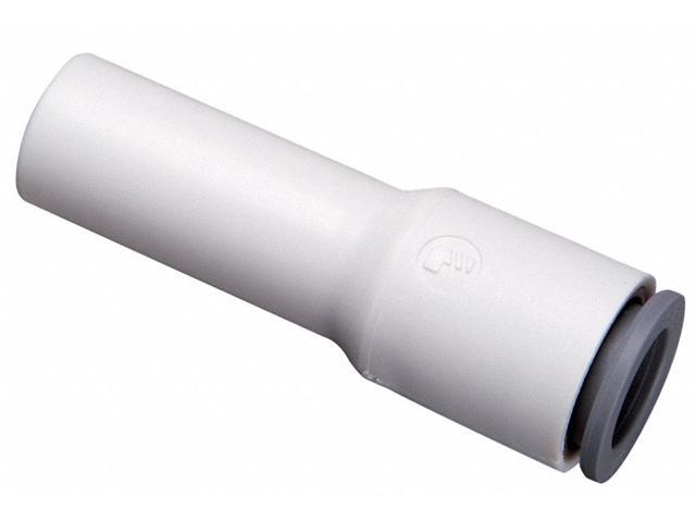 PARKER 6366 56 60WP2 Push-Fit Adapter Fitting, 1/4 in Tube Size, Bio-Based