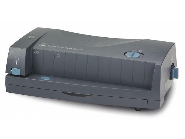 GBC 24-Sheet 3230 Electric Two-to-Three-Hole Adjustable Punch 9/32' Holes Gray 7704270