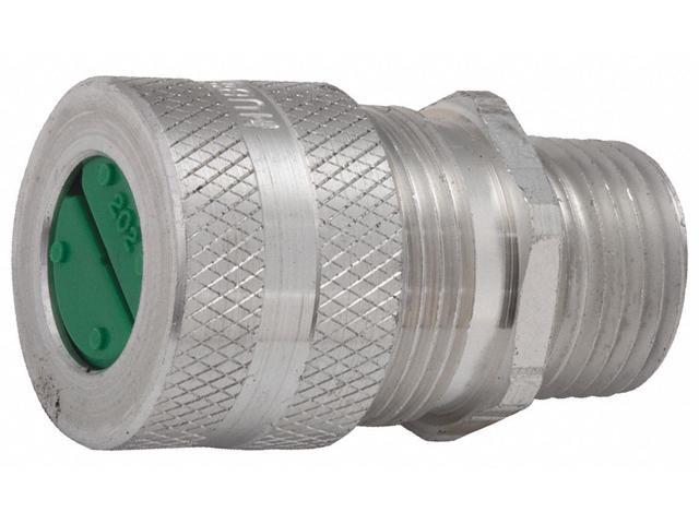 Raco Enhanced Rating Cord Connector Silver Aluminum 4801-0