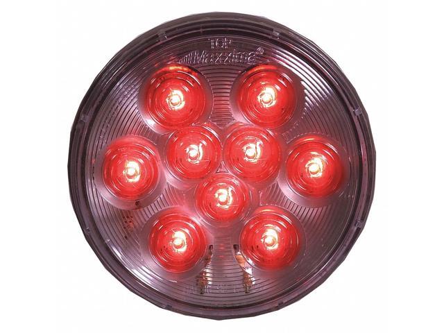 MAXXIMA M42322RCL Clearance Marker Light,Red,2' D,Round