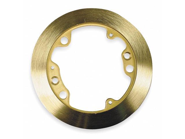 HUBBELL WIRING DEVICE-KELLEMS S3182 Box Cover, 1 Gang, Brass, Flush Cover Type
