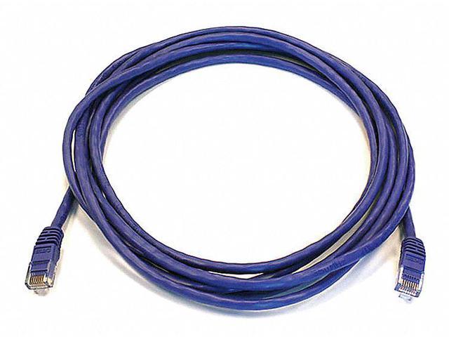 Monoprice Cat6 Ethernet Patch Cable - 10 Feet - Purple Network Internet Cord - RJ45, Stranded, 550Mhz, UTP, Pure Bare Copper Wire, 24AWG