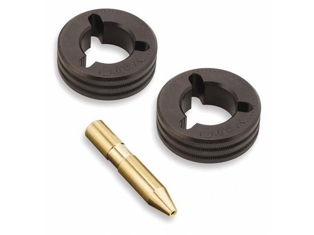 MILLER ELECTRIC 079607 Drive Roll Kit, 2 Roll, V-Knurl, 0.045