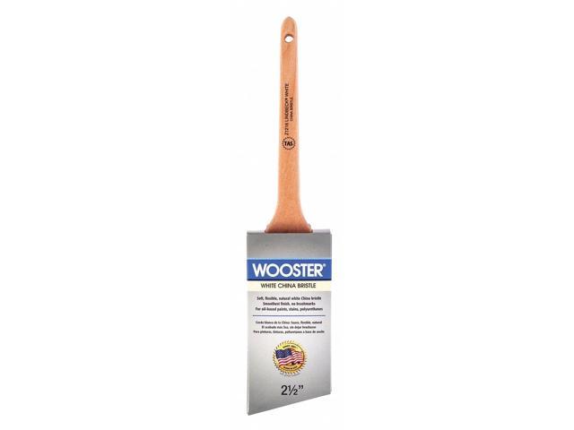 Photos - Putty Knife / Painting Tool WOOSTER Z1216-2 1/2 2-1/2' Thin Angle Sash Paint Brush, White China Bristl