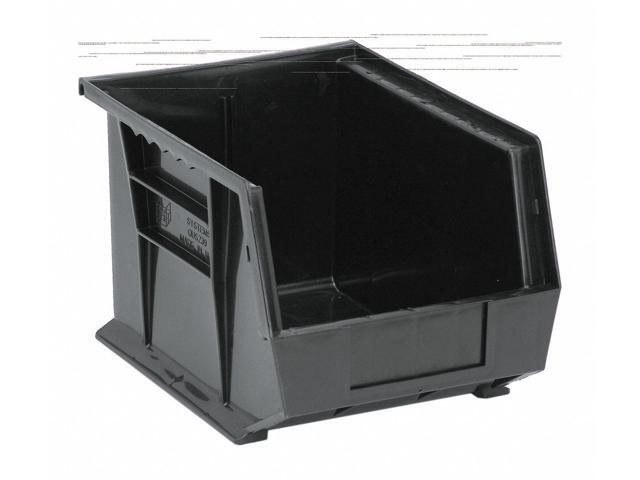 QUANTUM STORAGE SYSTEMS QUS239CO Hang & Stack Storage Bin, Carbon Filled