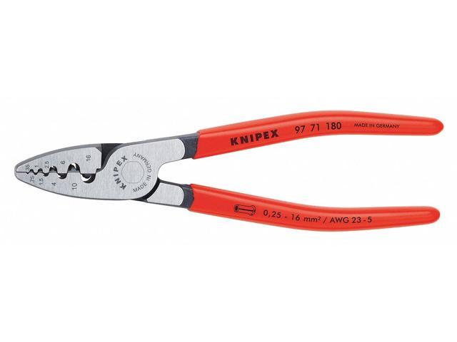 Photos - Other Power Tools KNIPEX 97 71 180 7 1/4 in Crimper 23 to 5 AWG 