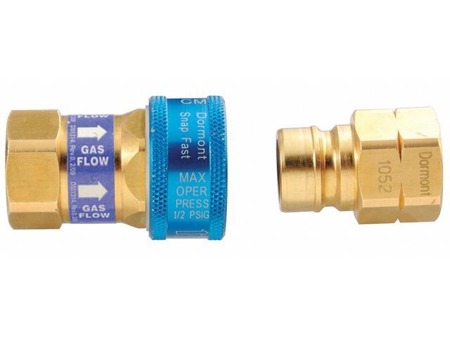 DORMONT A100R Disconnect Coupling,Thermal,Quick,1 In