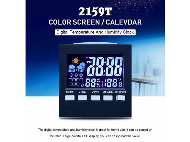 OUTEST CX-503 Digital Temperature And Humidity Clock Meter Temperature Measurement Meter 0~50C With Alarm and Snooze Functions