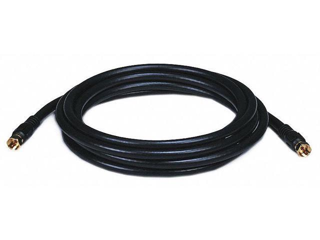 Monoprice 10 ft. RG-6 Coaxial Cable, Black; For Use With Video Equipment 6313