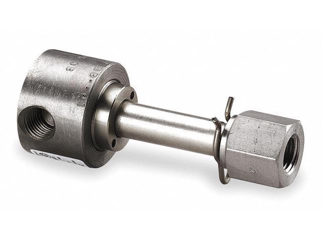 DAYTON 008051 Stainless Steel Solenoid Valve Less Coil, Normally Closed, 1/4 in