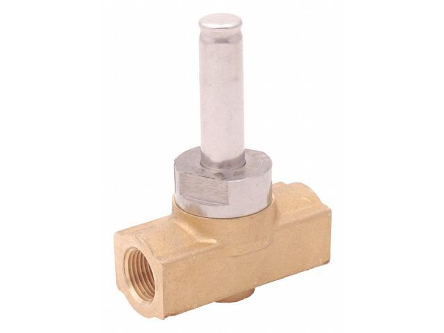 DAYTON 008612 Brass Steam Solenoid Valve Less Coil, Normally Closed, 3/8 in