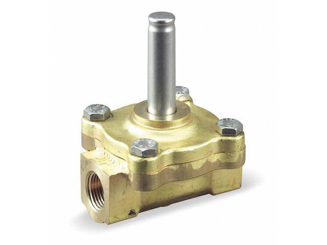 DAYTON 008608 Brass Solenoid Valve Less Coil, Normally Closed, 3/8 in Pipe Size