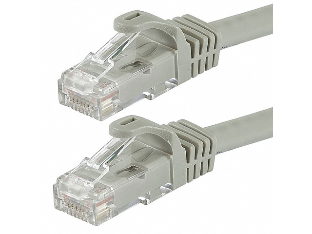 Monoprice Cat6 Ethernet Patch Cable - 20 Feet - Gray - Network Internet Cord - RJ45, Stranded, 550Mhz, UTP, Pure Bare Copper Wire, 24AWG -...