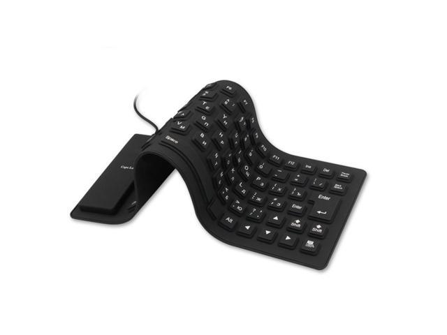 axGear Waterproof Silicone Keyboard Foldable Flexible USB Mini Dustproof dirt Proof