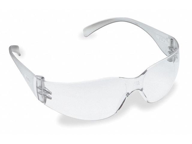 3M Virtua Wraparound Protective Safety Glasses - Clear Plastic Frame - Clear Polycarbonate Lens - Antifog - 100/Carton 11329