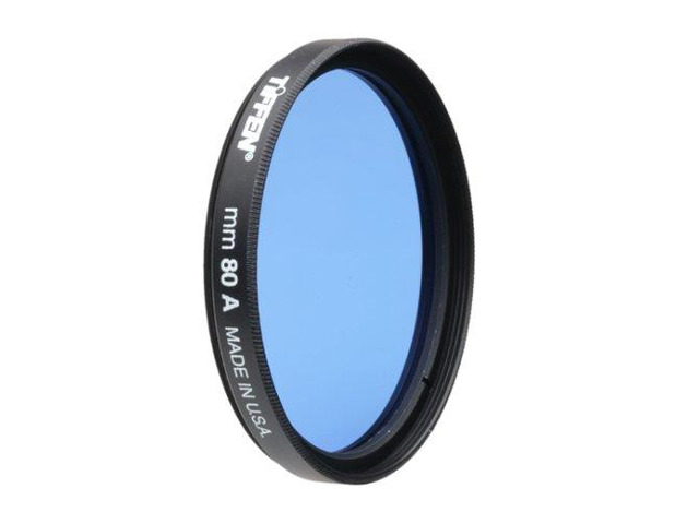 Tiffen 58mm 80A Tungsten to Daylight Conversion Glass Filter #5880A