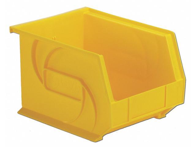 Photos - Inventory Storage & Arrangement LEWISBINS PB108-7 Yellow 40 lb Hang & Stack Storage Bin, Plastic, 8 1/4 in