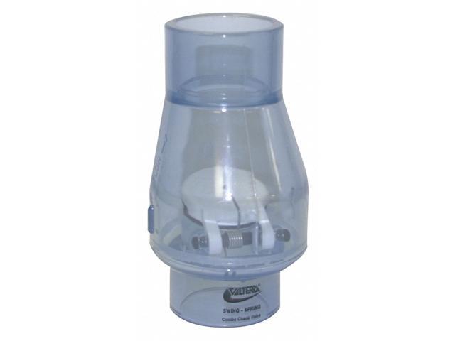 Valterra 200-C15 1.5' Slip PVC Swing/Spring Combination Check Valve