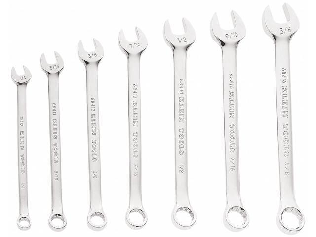 KLEIN TOOLS 68400 Combination Wrench Set, 7-Piece