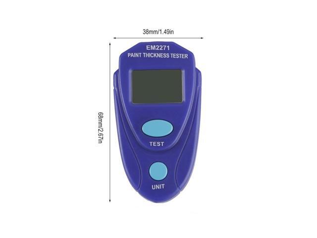 EM2271 Mini thickness gauge Coating Digital Painting Thickness Meter LCD Automotive Data Hold Car Coating Thickness Tester