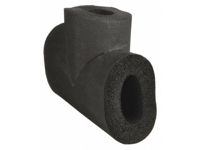 K-FLEX USA 801-T-048158 1-5/8' x 1/2' Elastomeric Tee Pipe Fitting Insulation,