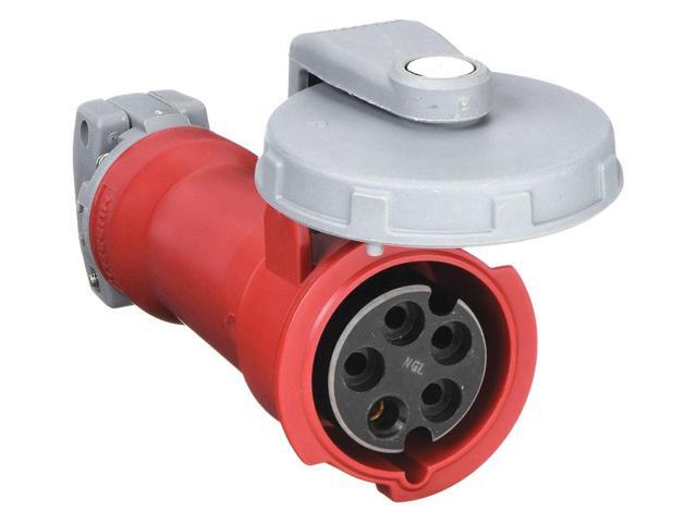 HUBBELL HBL520C7W IEC Pin and Sleeve Connector,20A,480V