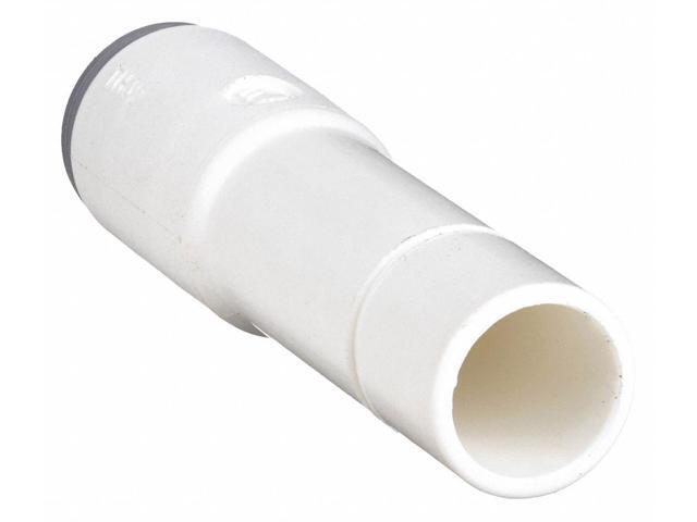 PARKER 6366 56 08WP2 Push-Fit Adapter Fitting, 1/4 in x 5/16 in Tube Size,