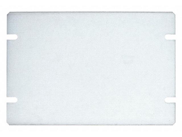 RACO 844 Box Cover, Square Box Type, 2 Gang, Galvanized Steel, Blank Cover Type