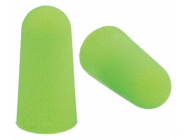 Moldex Pura-Fit Single-Use Earplugs Cordless 33NRR Bright Green 200 Pairs 6800