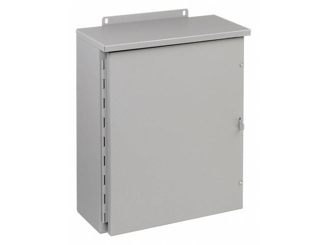 WIEGMANN RHC302408 Padlockable Hasp Electrical Enclosures, 30 in H, 8 in D, 24