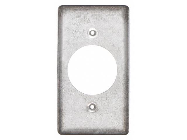 RACO 867 Electrical Box Cover,Square,4-1/4 in.