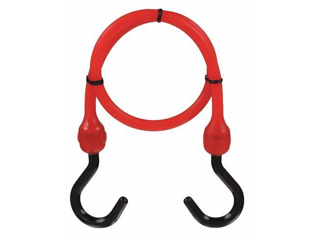 THE BETTER BUNGEE BBC24NR Bungee Cord,Red,24 in. L,1-1/2 in. W