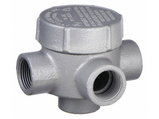 APPLETON ELECTRIC GRJTA75 Conduit Outlet Body,Iron,Trd Sz 3/4in