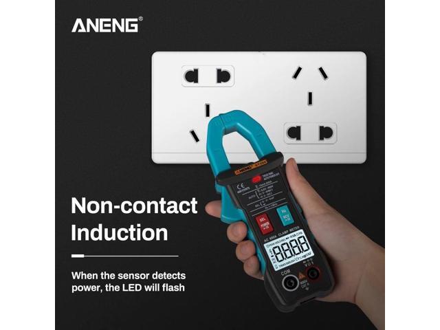 ANENG ST204 4000 Counts Full Intelligent Automatic Range True RMS Digital Multimeter Clamp Meter AC/DC Voltage NCV Resistance Auto Range Flashlight...