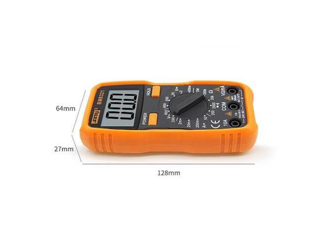 BM8321 Handheld Digital Multimeter AC/DC V DCA Pocket-Size Mini Ammeter