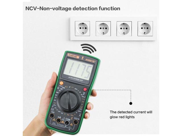 ANENG AN881B Digital Multimeter AC/DC Ammeter Voltmeter Temperature Tester Ohm Current Meter Voltage Tester
