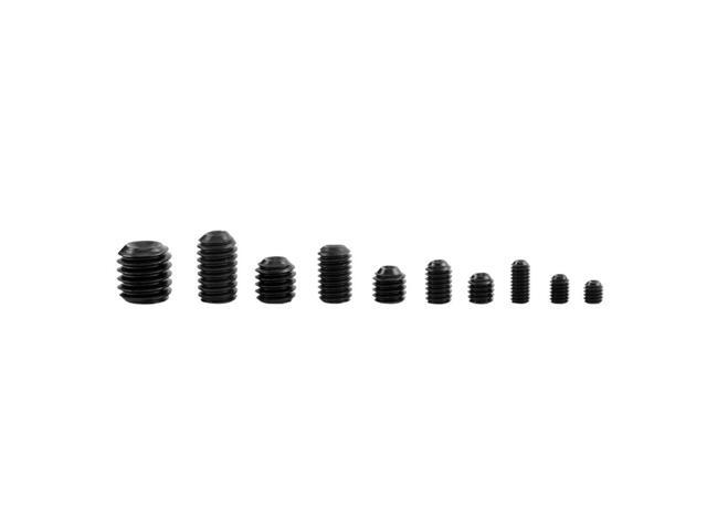 240pcs/set Socket Screw Assortment Allen Head Socket Hex Set Grub Screw Box Kit DIN916 M3-M8