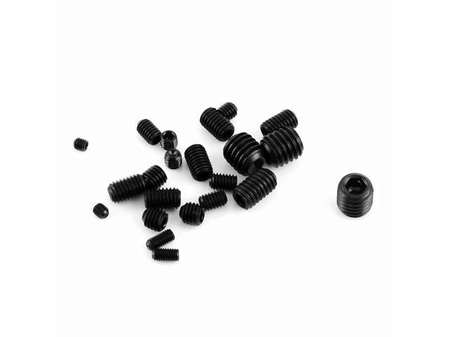 240pcs/set Socket Screw Assortment Allen Head Socket Hex Set Grub Screw Box Kit DIN916 M3-M8