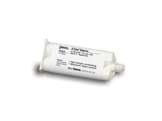 DEVCON 14260 Hot Melt Adhesive, 14260 Series, Tan, Dual-Cartridge, 1:01 Mix