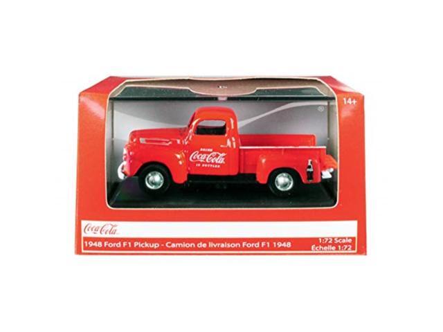 1948 Ford F1 Pickup Truck 'Coca-Cola' Red 1/72 Diecast Model Car by Motorcity Classics