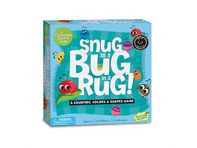 peaceable kingdom snug as a bug in a rug award winning preschool skills builder game for kids photo