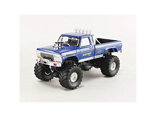 1974 Ford F-250 Ranger XLT Monster Truck Bigfoot #1 'The Original Monster Truck' Blue 1/43 Diecast Model Car by Greenlight