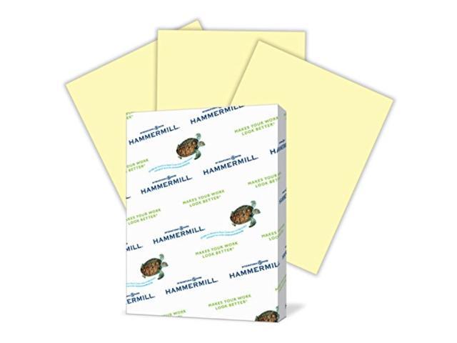 Hammermill Multipurpose Paper 20lb. 8-1/2'x14' Canary 103358