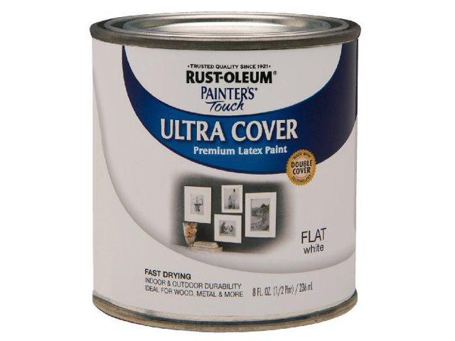 Photos - Other kitchen appliances Rust-Oleum 1990730 Painters Touch Latex Paint, Half Pint, Flat White 