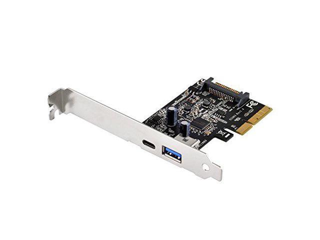 2 ports USB 3.1 Gen2 10Gbps Type C and Type A PCI Express card Gen2 x 2 (USB 3.1 A+C)