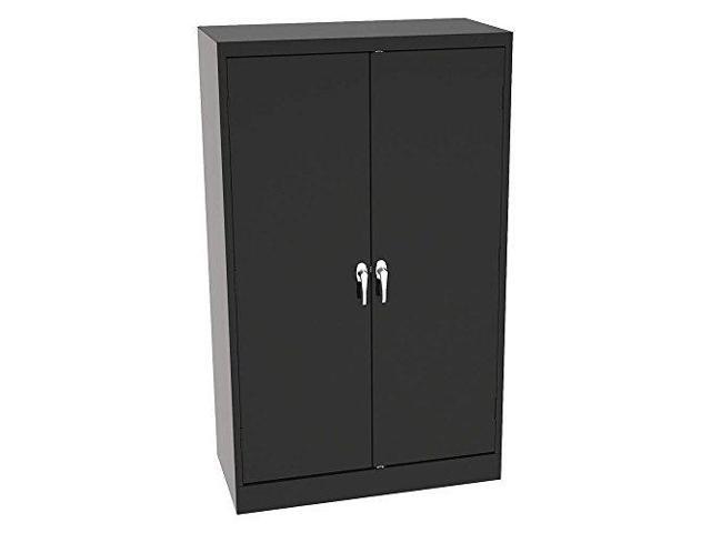 Stge cabinet Black 36in. Wx18in. Dx60in. H