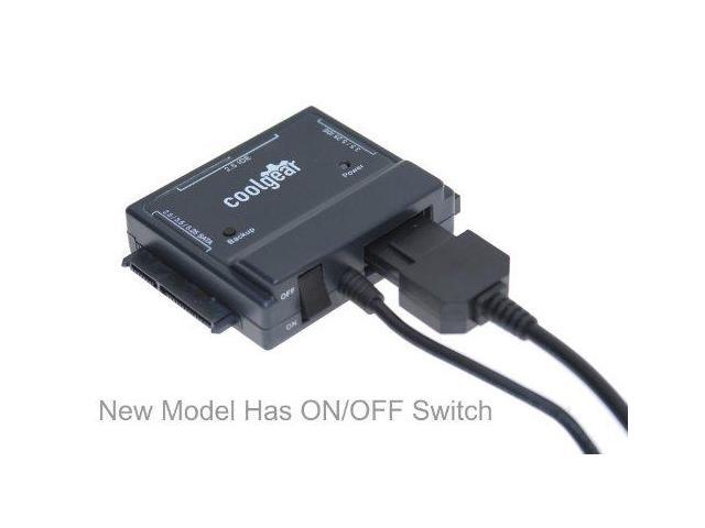 Coolgear USB 2.0 to IDE/SATA Adapter, Works with 2.5/3.5/5.25 HDD