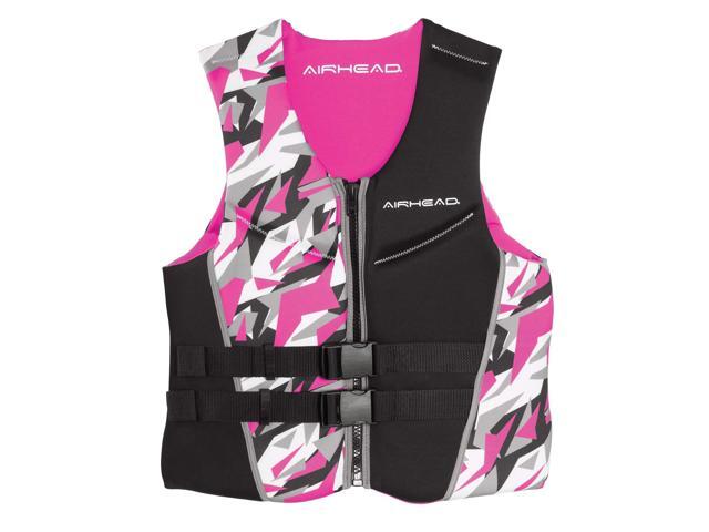 Airhead Womenï¿½s Camo Cool Neolite Flex Kwik-Dry Life Jacket, US Coast Guard Approved
